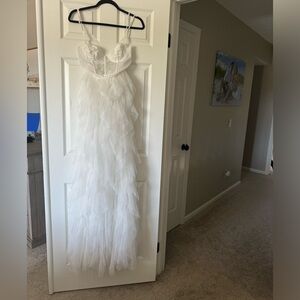 For love and lemons Bustier Gown in White